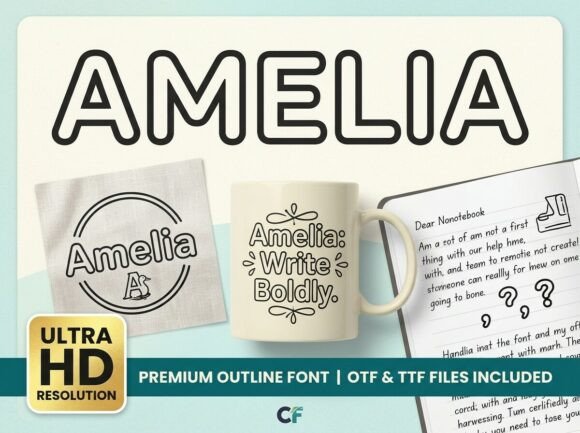 Amelia Font - Preview 2