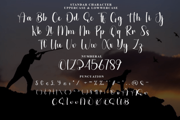 Animal Hunting Font - Preview 5