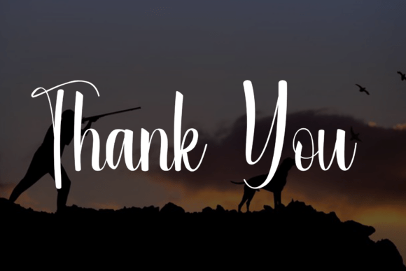 Animal Hunting Font - Preview 6