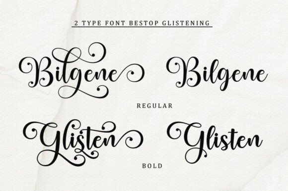 Bestop Glistening Font - Preview 3