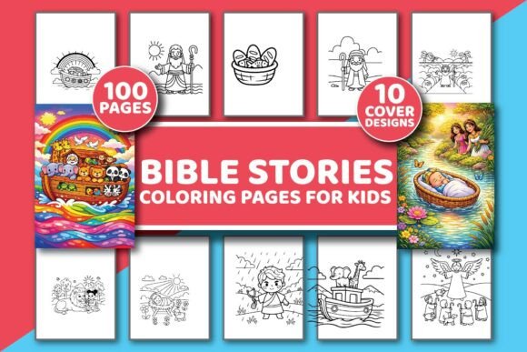 Bible Stories Coloring Book for Kids