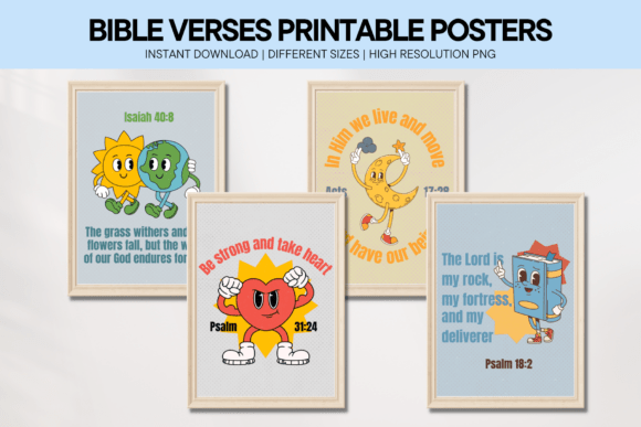 Bible Verse Wall Art Minimal Poster