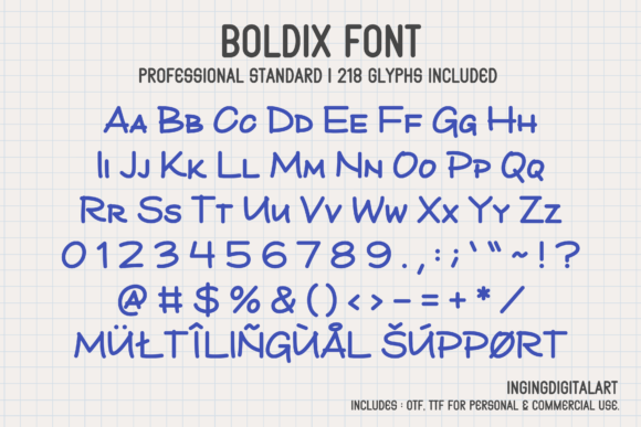 Boldix Font - Preview 1