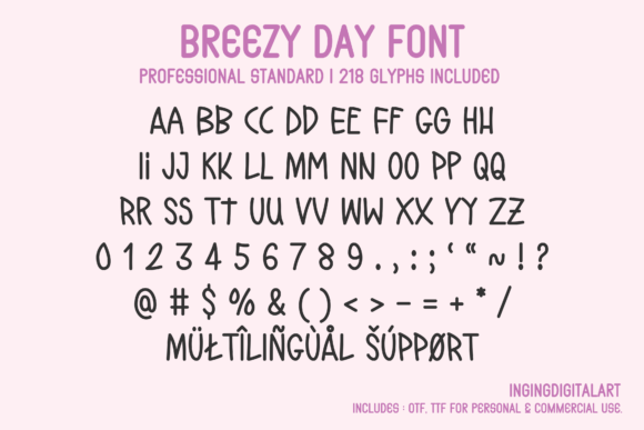 Breezy Day Font - Preview 4