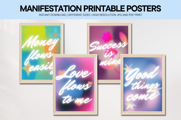 Celestial Manifestation Wall Art Posters