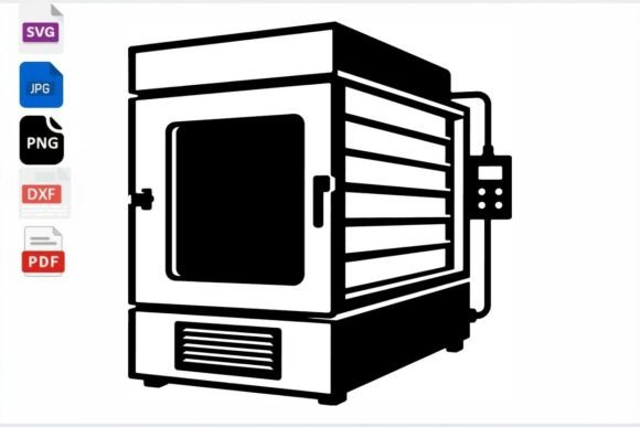 Commercial Oven Svg Clipart Graphics