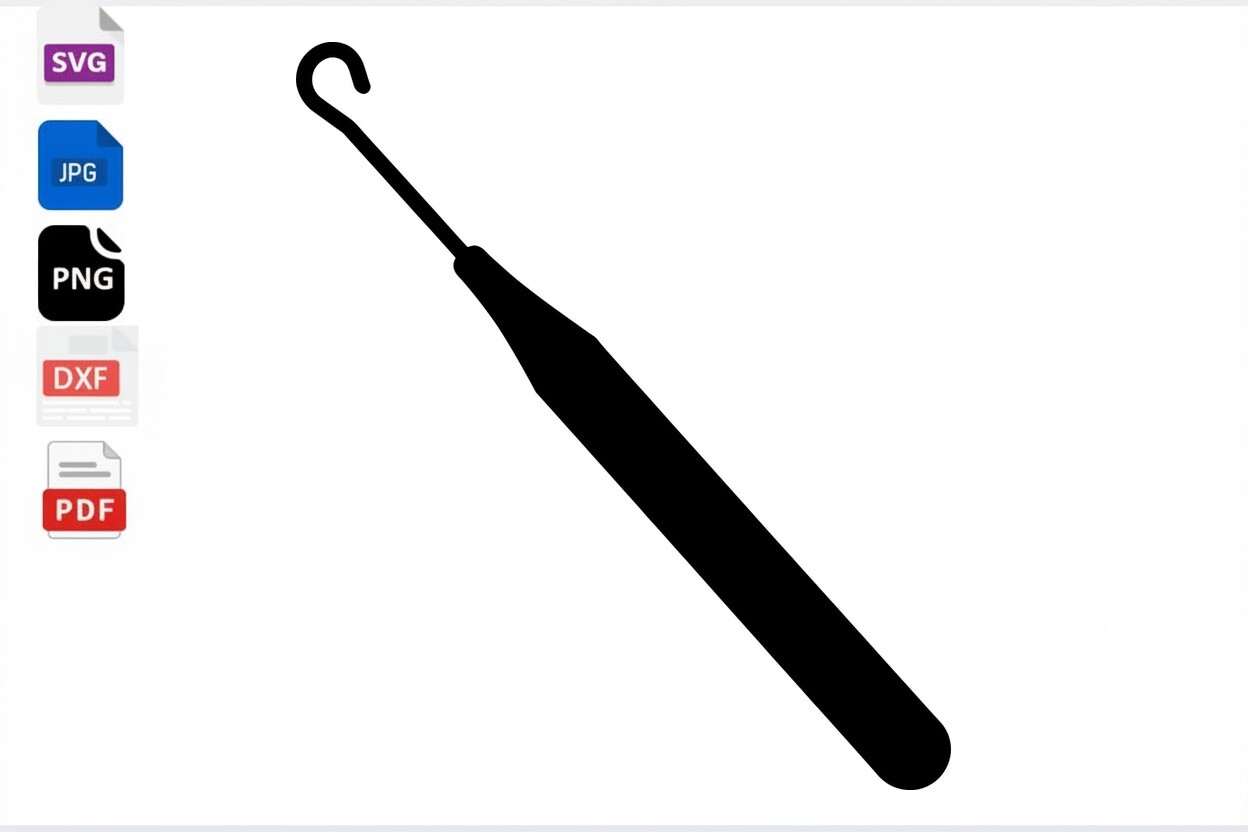 Crochet Hook SVG File