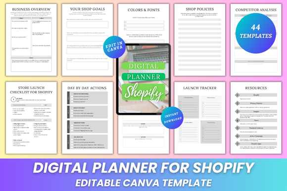 Digital Planner for Shopify Canva KDP Interior Graphic by DIGITAL PRINT ...
