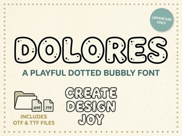 Dolores Font - Preview 1