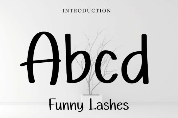 Funny Lashes Font - Preview 1
