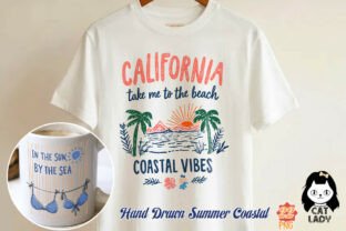 Hand Drawn Summer Coastal Clipart Bundle Graphic by Cat Lady · Creative ...