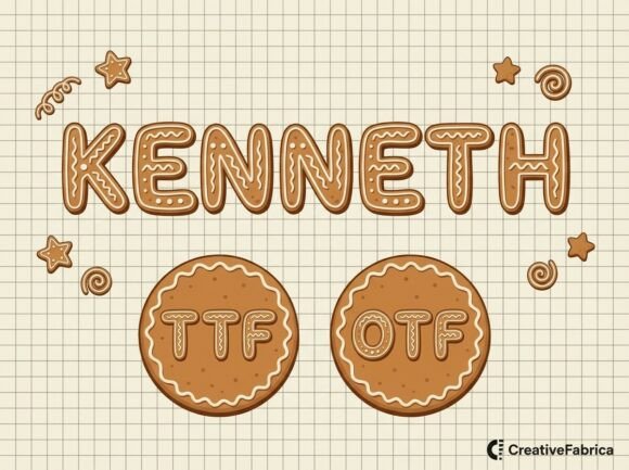Kenneth Font PNG with transparent background - Preview 2