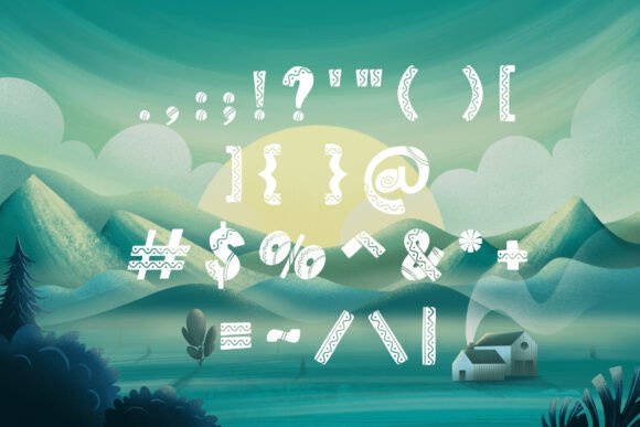 Nordic Queen Font PNG with transparent background - Preview 3