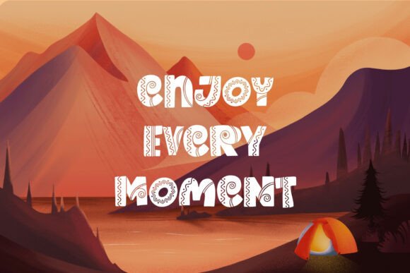 Nordic Queen Font PNG with transparent background - Preview 4