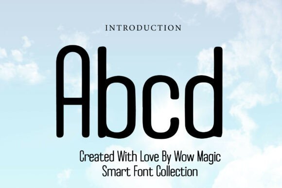 Opensky Font PNG with transparent background - Preview 1