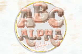 Patchwork Alphabet Faux Quilted Letters