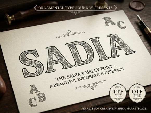 Sadia Font PNG with transparent background - Preview 2