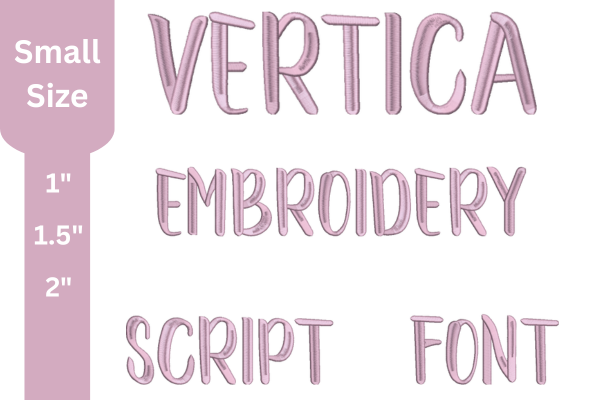 Script Embroidery Font