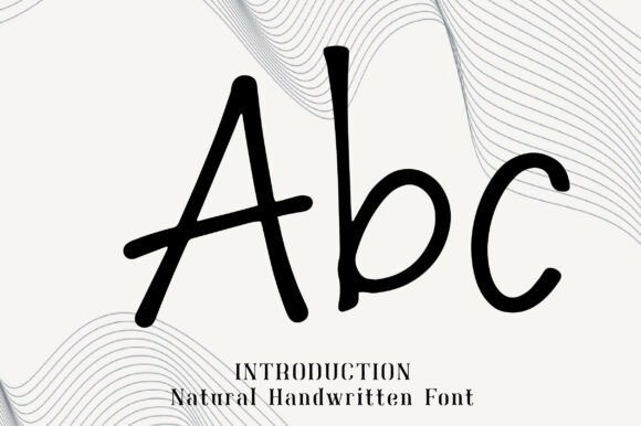 Seclusion Writing Font PNG with transparent background - Preview 1