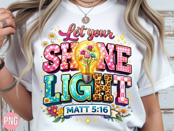 Shine Light Bible Verse PNG Faith PNG