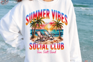 Summer Vibes Social Club PNG, Beach PNG Graphic by Sarcasm Studio ...