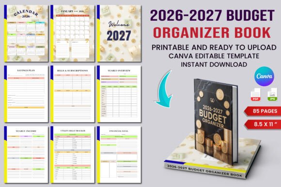 2026–2027 Budget Organizer Planner Graphic by designmela01 · Creative ...