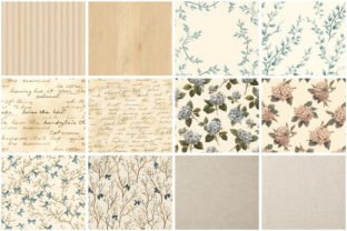 Botanical & Texture Digital Patterns Graphic by sagorarts · Creative ...
