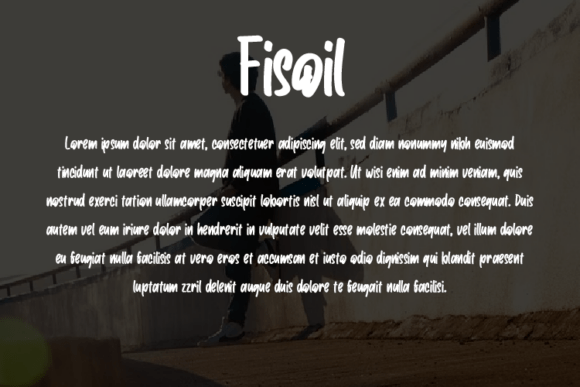 Fisoil Font - Preview 2