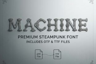 Machine Font by Raholco · Creative Fabrica