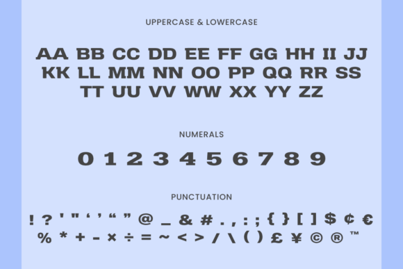 Ocean Block Font PNG with transparent background - Preview 1