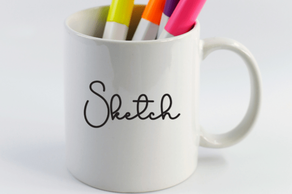 Ornament Spring Font PNG with transparent background - Preview 4