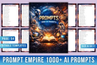 Prompt Empire 1000+ AI Prompts Graphic by KDPMart · Creative Fabrica
