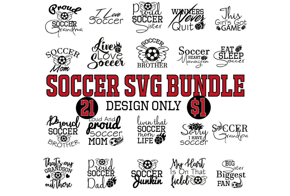 Soccer Svg Bundle Graphic by CraftZone · Creative Fabrica