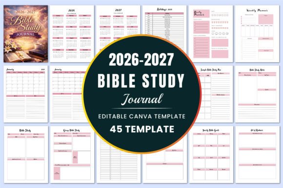 2026–2027 Bible Study Journal KDP