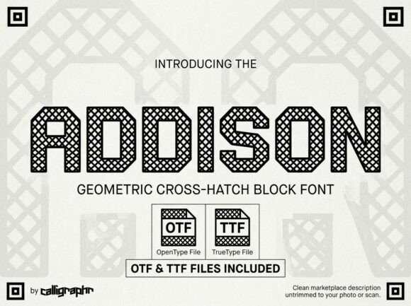 Addison Font - Preview 1