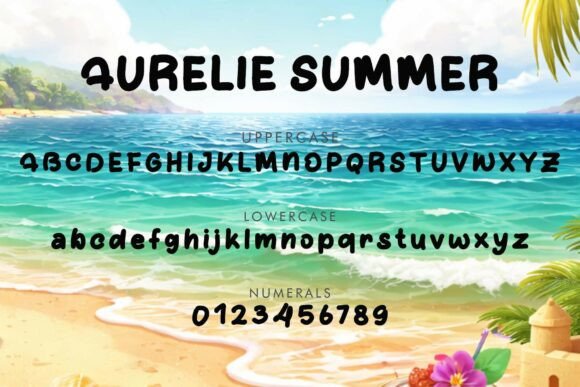 Aurelie Summer Font - Preview 4