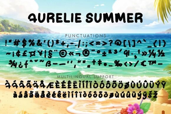 Aurelie Summer Font - Preview 5