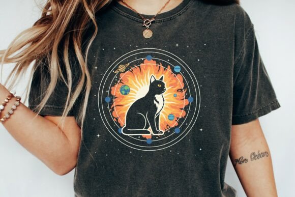 Celestial Cat Solar System Png