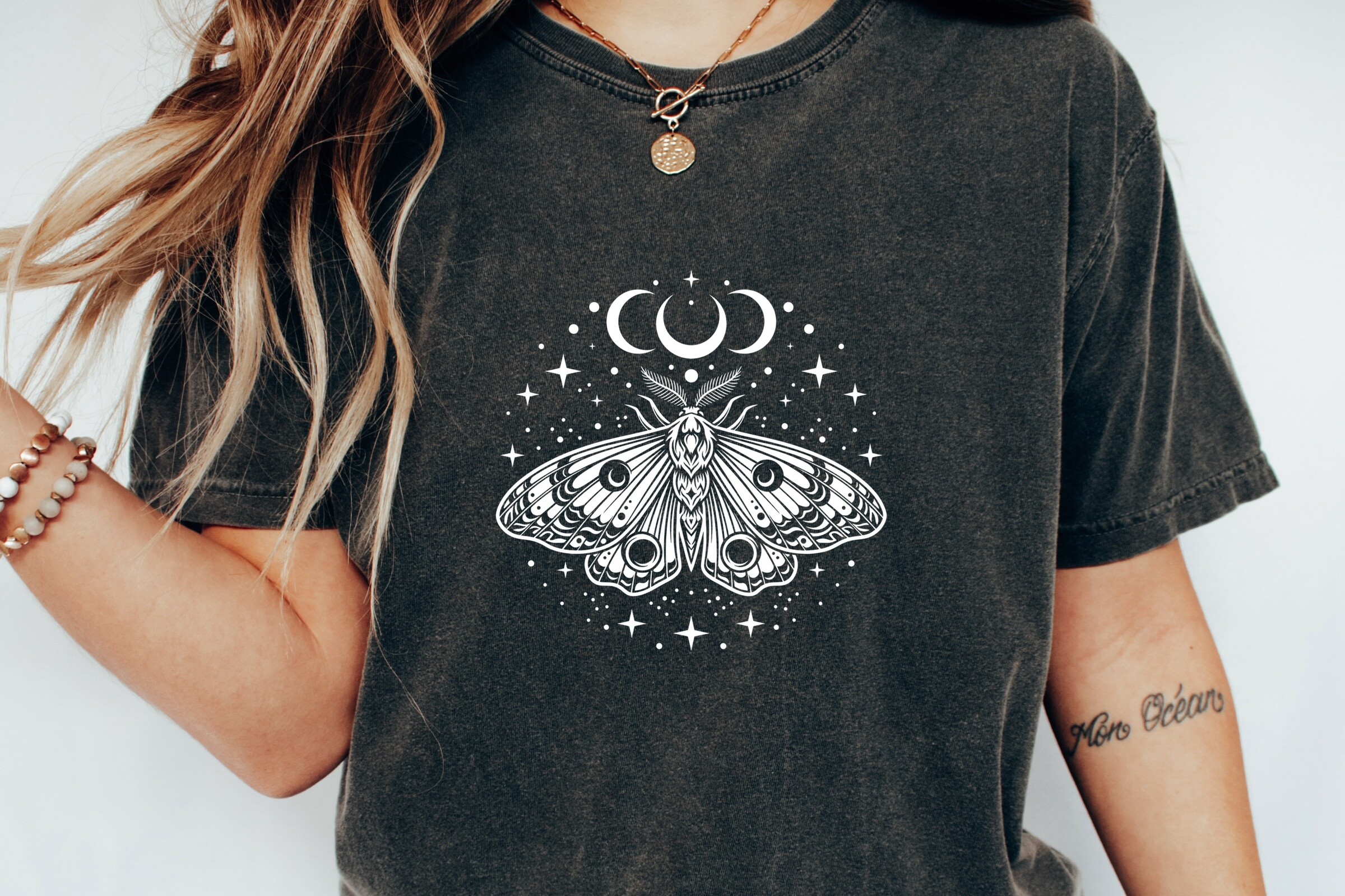 Celestial Moth Moon Phases Png
