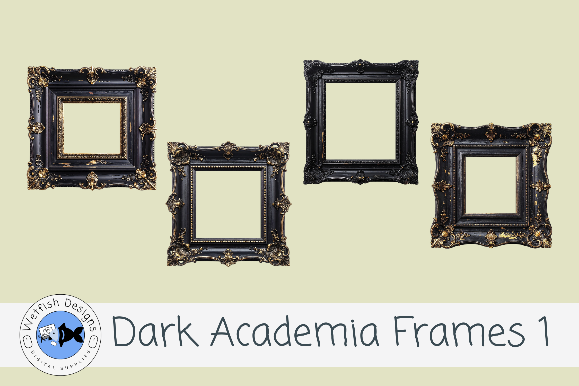Dark Academia Frames 1