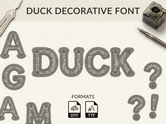 Duck Font - Preview 1