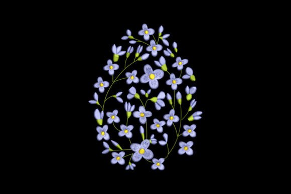 Floral Easter Egg