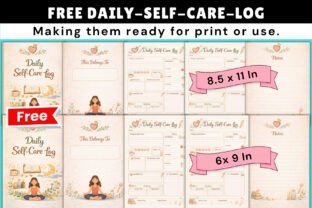 Free Daily Self-Care Log Journal Graphic by Mahira Pro · Creative Fabrica