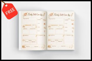 Free Daily Self-Care Log Journal Graphic by Mahira Pro · Creative Fabrica