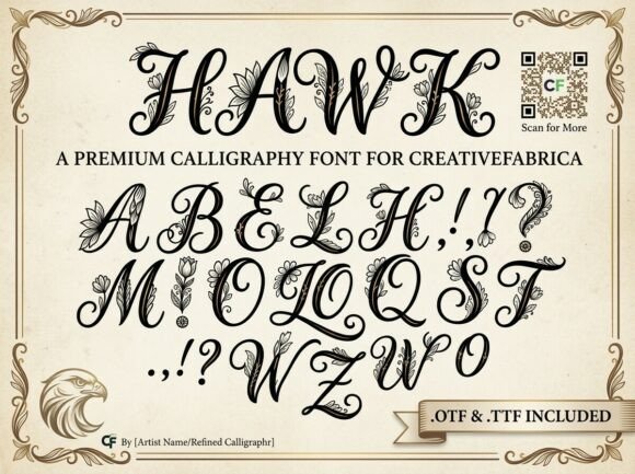Hawk Font - Preview 1