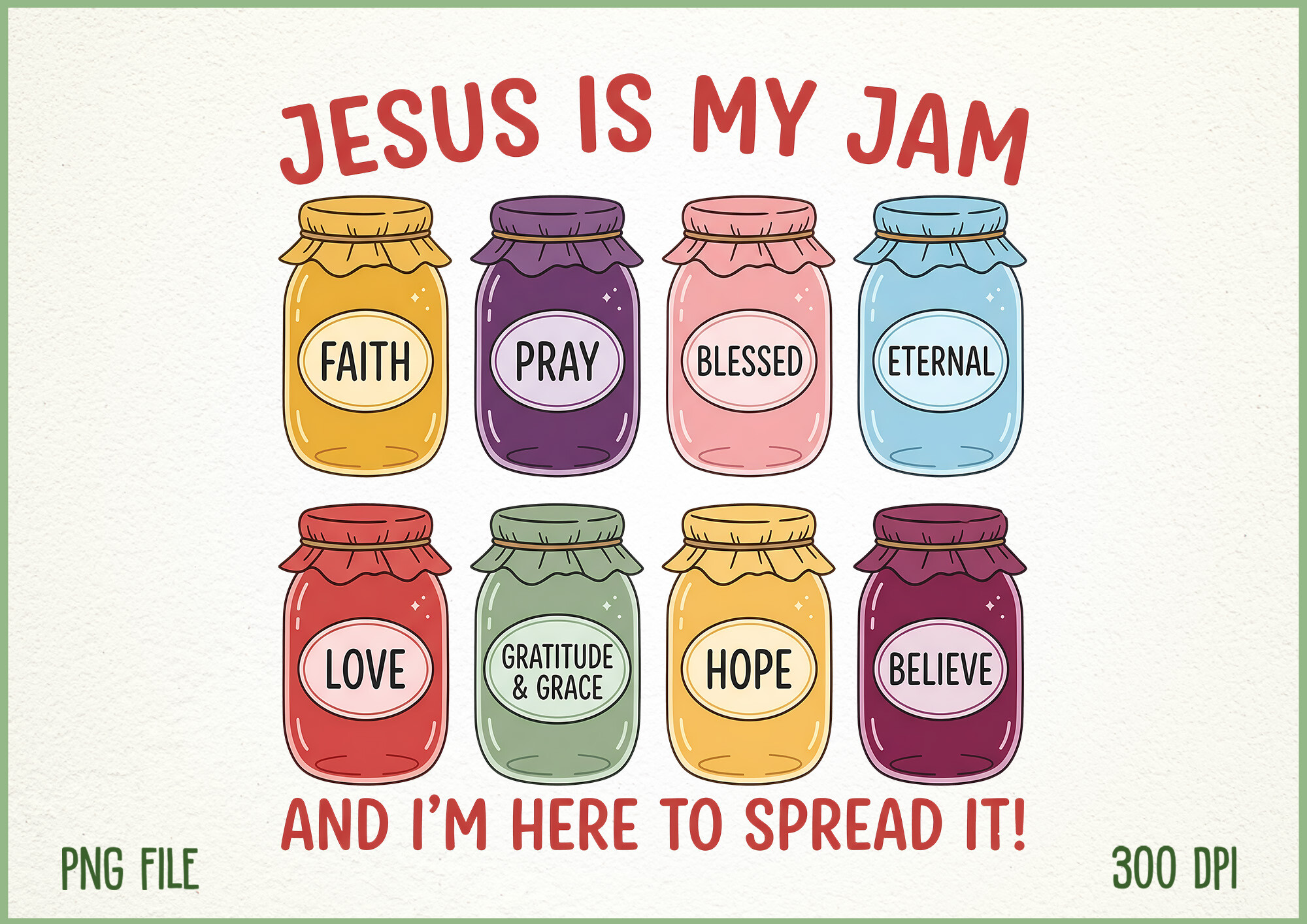 Jesus is My Jam Christian Design Graphic by SoftInk Studio · Creative ...