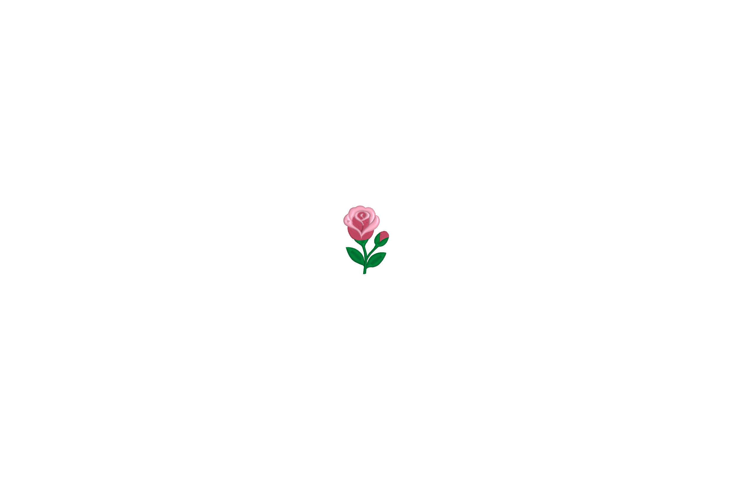 Mini Rose Embroidery Design