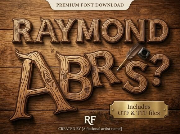 Raymond Font PNG with transparent background - Preview 2