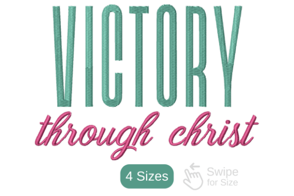 Victory Through Christ Design
