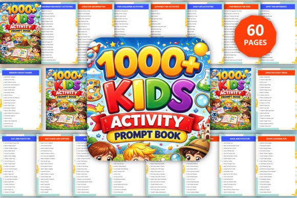1000+ Kids Activity Prompt Book